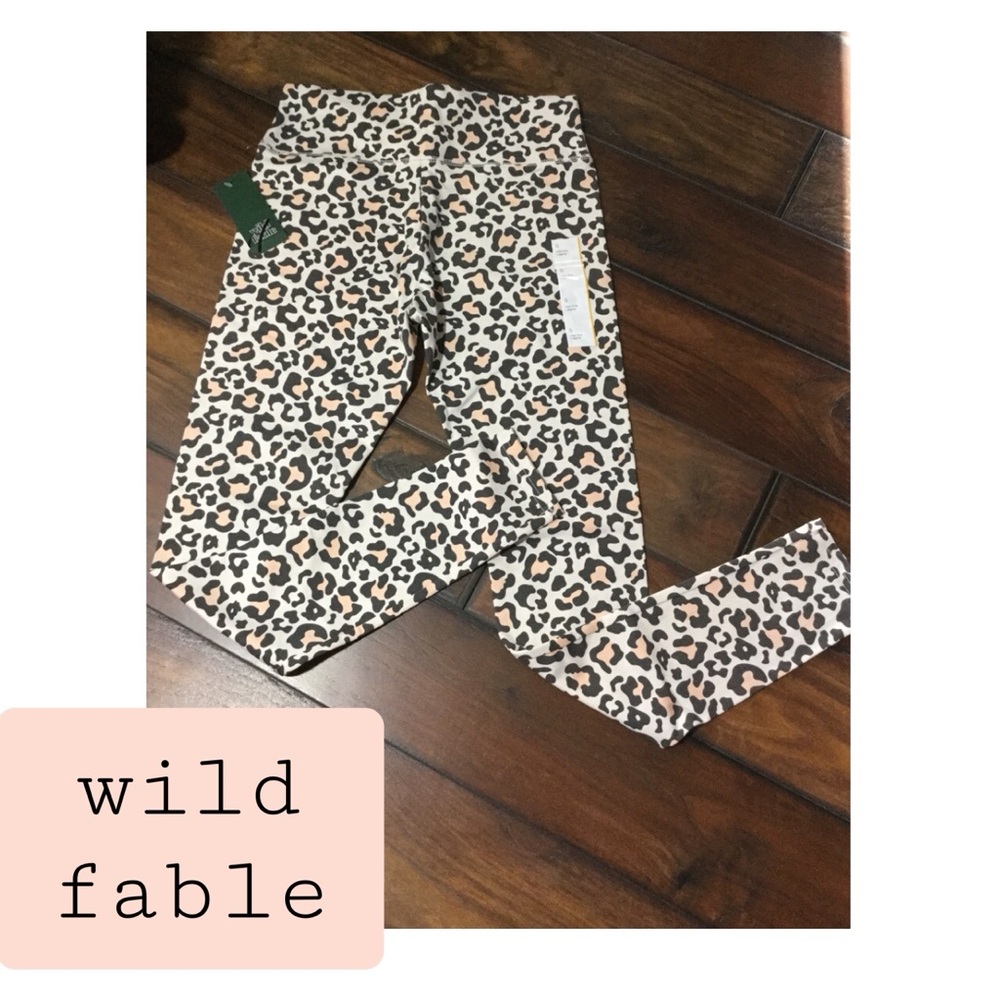 NWT Wild Fable Animal Print leggings from Target